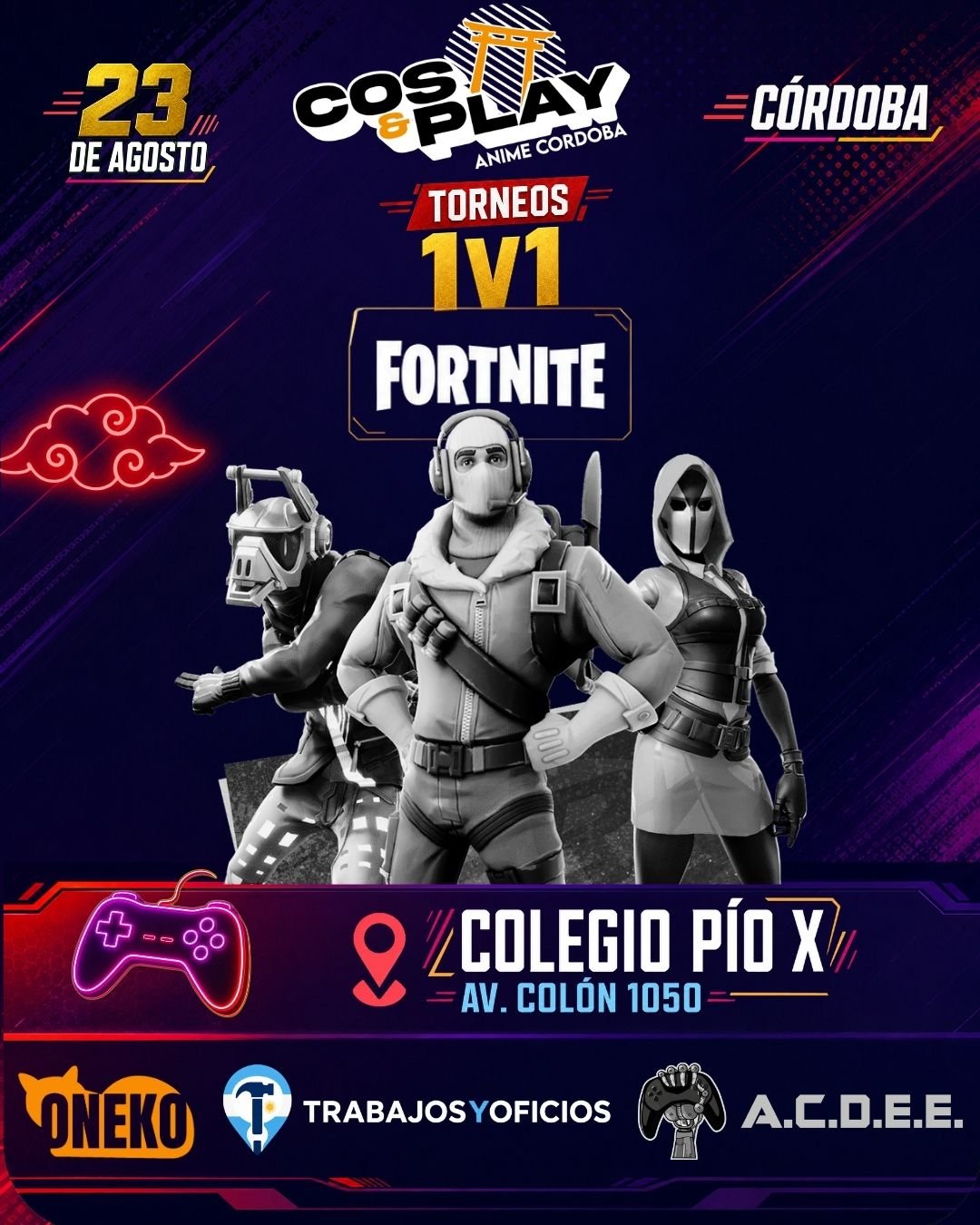 Inscripción a Fortnite 1v1