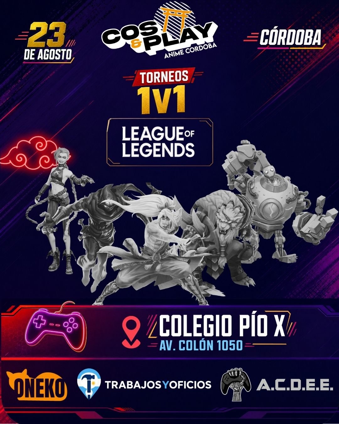 Inscripción a League of Legends 1v1